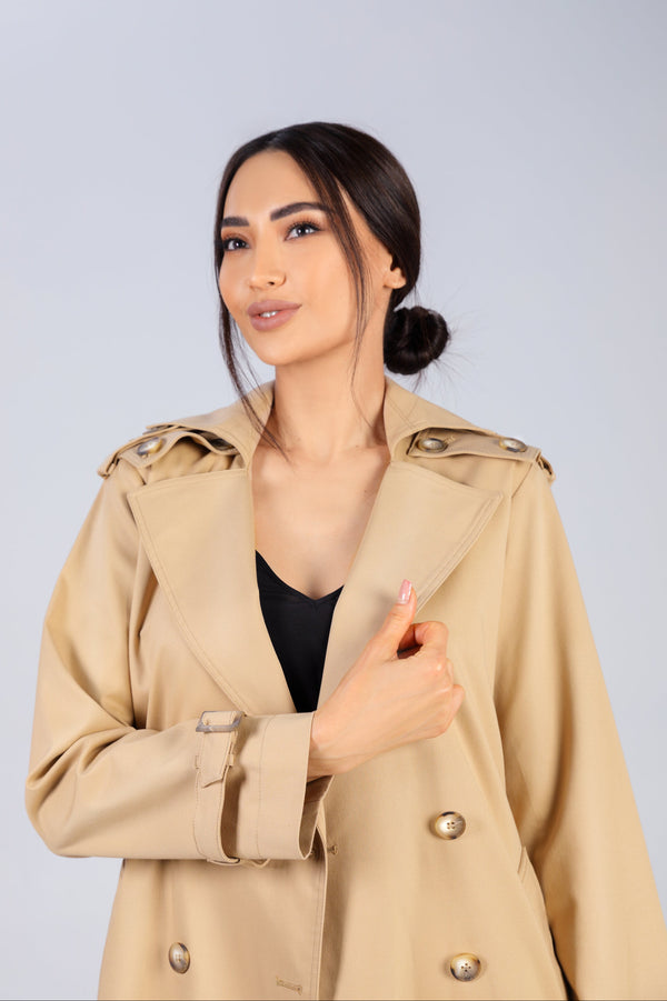 Beige Dream Trench Coat