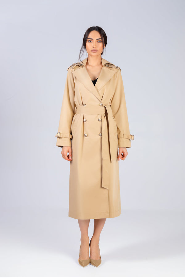 Beige Dream Trench Coat