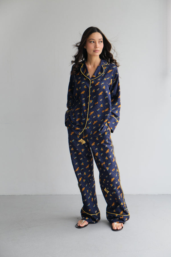 Pajamas Silk Costume